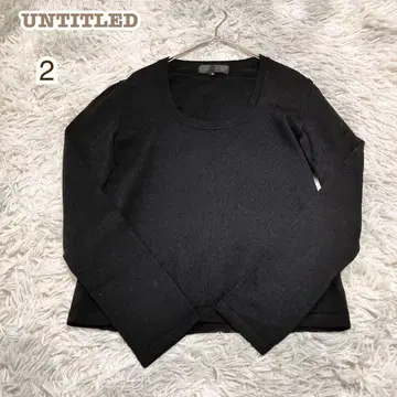 언타이틀 [M] 긴팔 니트 U넥 심플 니트 울 이탈리아제 소재