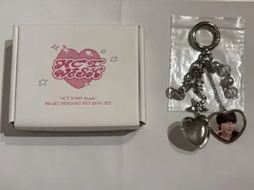 NCT WISH Steady 하트 펜던트 키링 세트 사쿠야