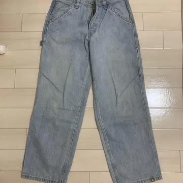 SILVERTAB BAGGY 데님 팬츠 라이트 블루