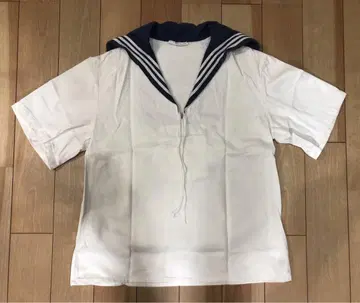 동독군 NVA 해군 세일러 셔츠 반팔 화이트