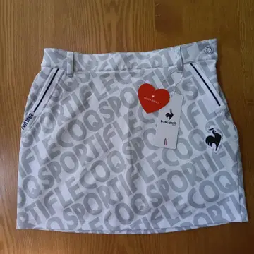 Lecoq Sportif 골프 여성용 새상품 스커트 화이트 L 사이즈