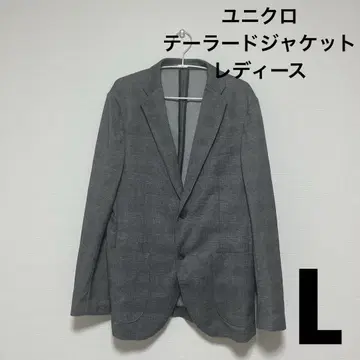 유니클로 여성용 테일러드 자켓 L 그레이