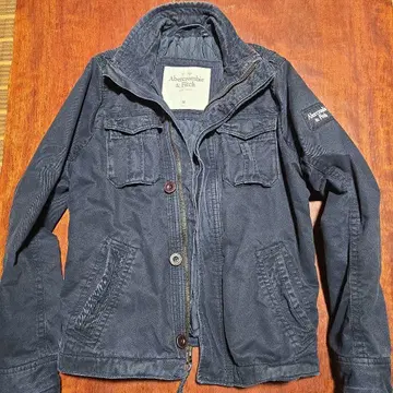 Abercrombie & Fitch 네이비 밀리터리 자켓 M