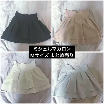 미셸 마카롱 슬림 레그 스커트 M 사이즈 묶음 판매