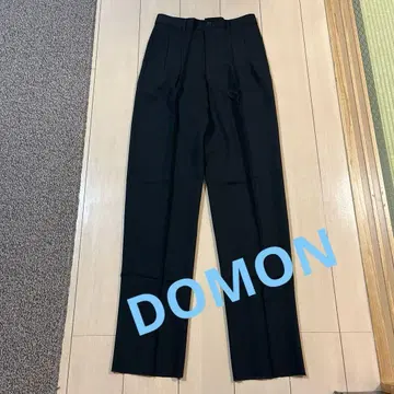 DOMON 도몬 슬랙스 M 검정 블랙 미사용 모 100%