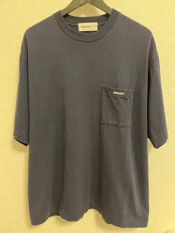 everyone pocket tee shirt 티셔츠 NAVY L 사이즈