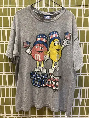 m&m's Show Your Colors 티셔츠 그레이 L 사이즈