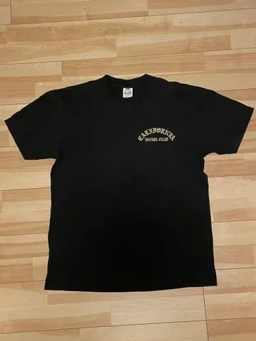 새상품급 L 사이즈 CALIFORNIA SOCIAL CLUB 티셔츠 블랙