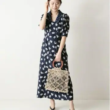 택 포함 새상품 유바이 스픽 앤 스팬 원피스