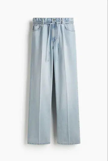 H&M 벨트 페이퍼 백 데님