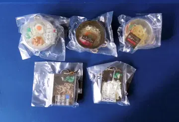 가챠 푹신푹신! 우동 소바 마스코트 BC 전 5종 풀 컴프