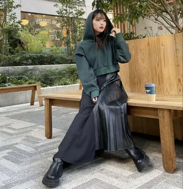 LEANN MOMENT 리안 모먼트 절개 스커트