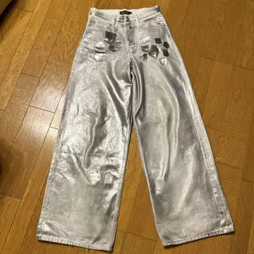 MASU BOYS EMBLEM BAGGY JEANS 사이즈 44