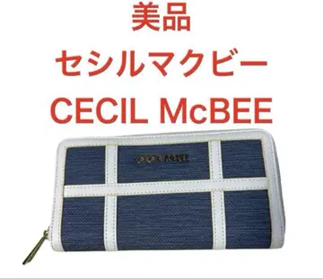 새상품급 CECIL McBEE 세실 맥비 라운드 지퍼 장지갑 지갑