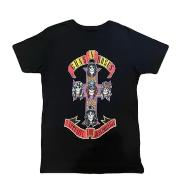 GUNS N' ROSES 건즈 앤 로지즈 티셔츠 밴딩 티 밴드 티셔츠