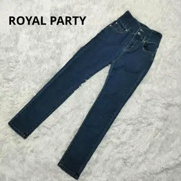 ROYAL PARTY 로얄 파티 하이 웨스트 스키니 데님 팬츠 M