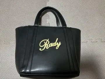 블랙 로고 핸드백