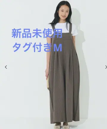 coca 린넨 라이크 와이드 살로펫 M 사이즈 브라운
