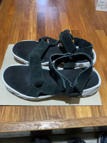 U-DOT 비브람 밑창 세탁 가능한 가죽 샌들 비브람 26cm 일본제