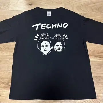 블랙 TECHNO 티셔츠 M horimoto GEISHA GIRLS