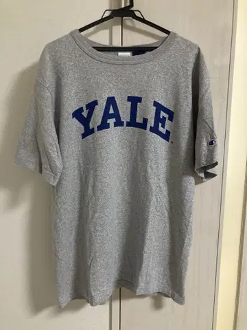 챔피온 t1011 그레이 예일 대학 YALE 반팔 티셔츠