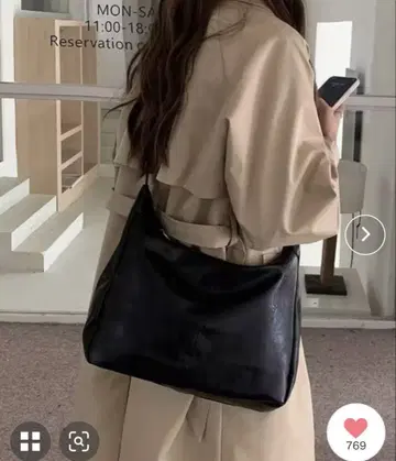 ammy. / 에이미 도트 소프트 인조 가죽 숄더백