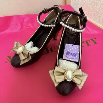 엔젤릭 프리티 Victorian Ribbon 신발 블랙 새상품
