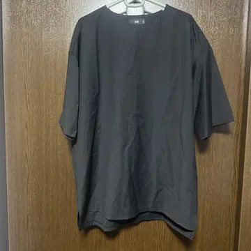 HARE 블랙 반팔 티셔츠 L