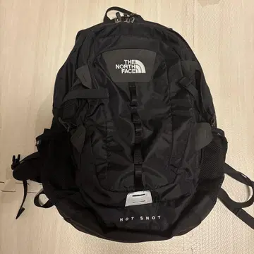 노스페이스 핫 샷 블랙 백팩