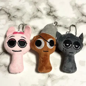 스플랭키 공 체인 마스코트 키링