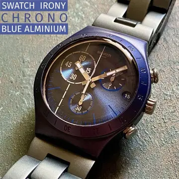 SWATCH (스와치) [IRONY CHRONO] 블루 알루미늄 모델