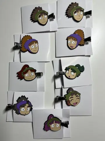 헤어 클립 9개 세트