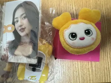 TWICE BABY LOVELYS 봉제 인형 반지 지효 풀백 카