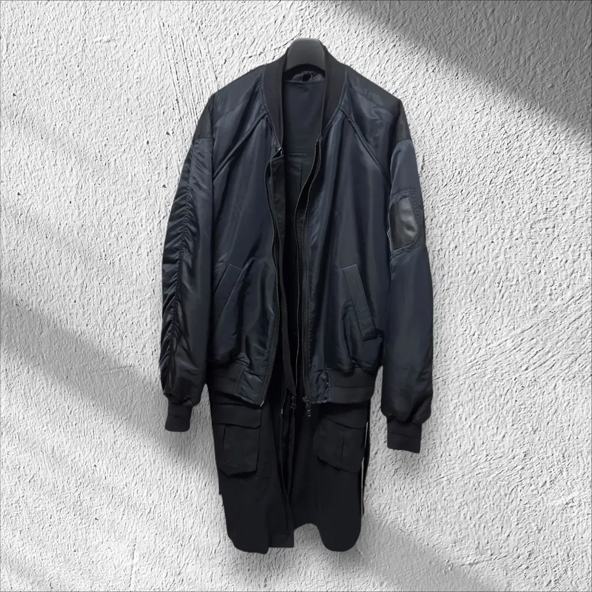 JUUNJ 준지 [48] Juunj Collection MA-1 Coat Layered #준지,#준지