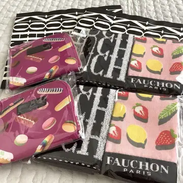 FAUCHON 포숑 타월 손수건 멀티 케이스 종이 봉투 묶음 판매