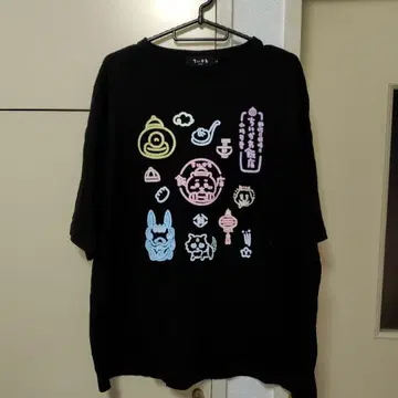 치이카와 (먼작귀) 컬러풀 티셔츠 L 사이즈