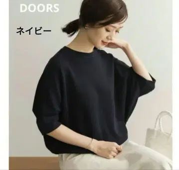 URBAN RESEARCH DOORS 턱 플라이 와이드 티셔츠