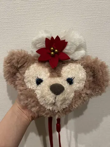 ShellieMay 곰 모양 파우치 꽃 장식