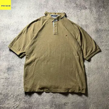 타미힐피거 TOMMY 사슴 무늬 피케 셔츠 XXL 자수 로고