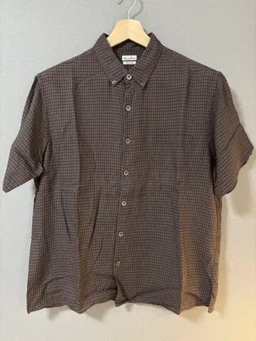 Steven Alan 스티븐 앨런 반팔 체크 셔츠