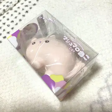 블룸 스퀴즈 마쉬멜로우 고양이 핑크 marshmallow cat