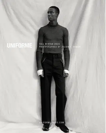 정가 80900엔 UNIFORME PARIS AW20 SIZE M