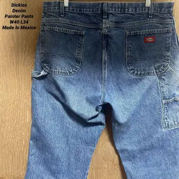 디키즈 데님 페인터 팬츠 W40L34 멕시코제