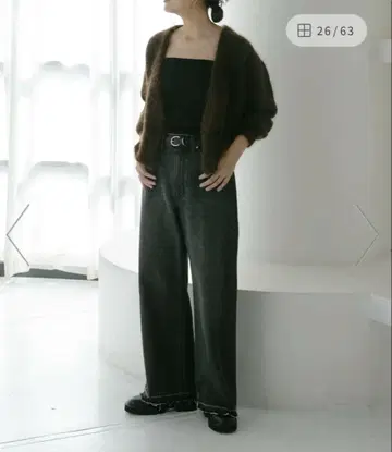 URBAN RESEARCH 데미지 와이드 데님 팬츠