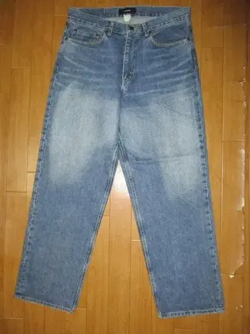 Y2K 00년대 에비스 계열 SCANNER 스캐너 와이드 데님 팬츠 L