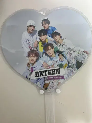 DKTEEN 하트 모양 부채 KCON JAPAN 2025