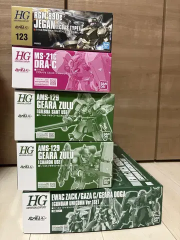 HG 유니콘 키트 5종 세트