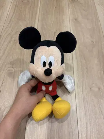 미키 마우스 봉제 인형 26cm 미사용 택 포함