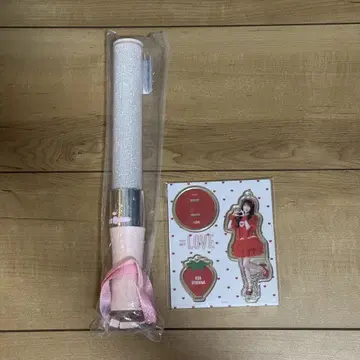 =LOVE 응원봉 오토시마 리사 아크릴 스탠드 2개 세트