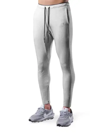 2WAY STRETCH LOGO STRING PANTS - GREY